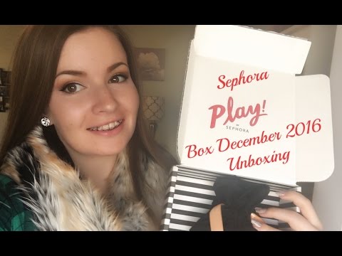Sephora Play Box December 2016 Unboxing - YouTube