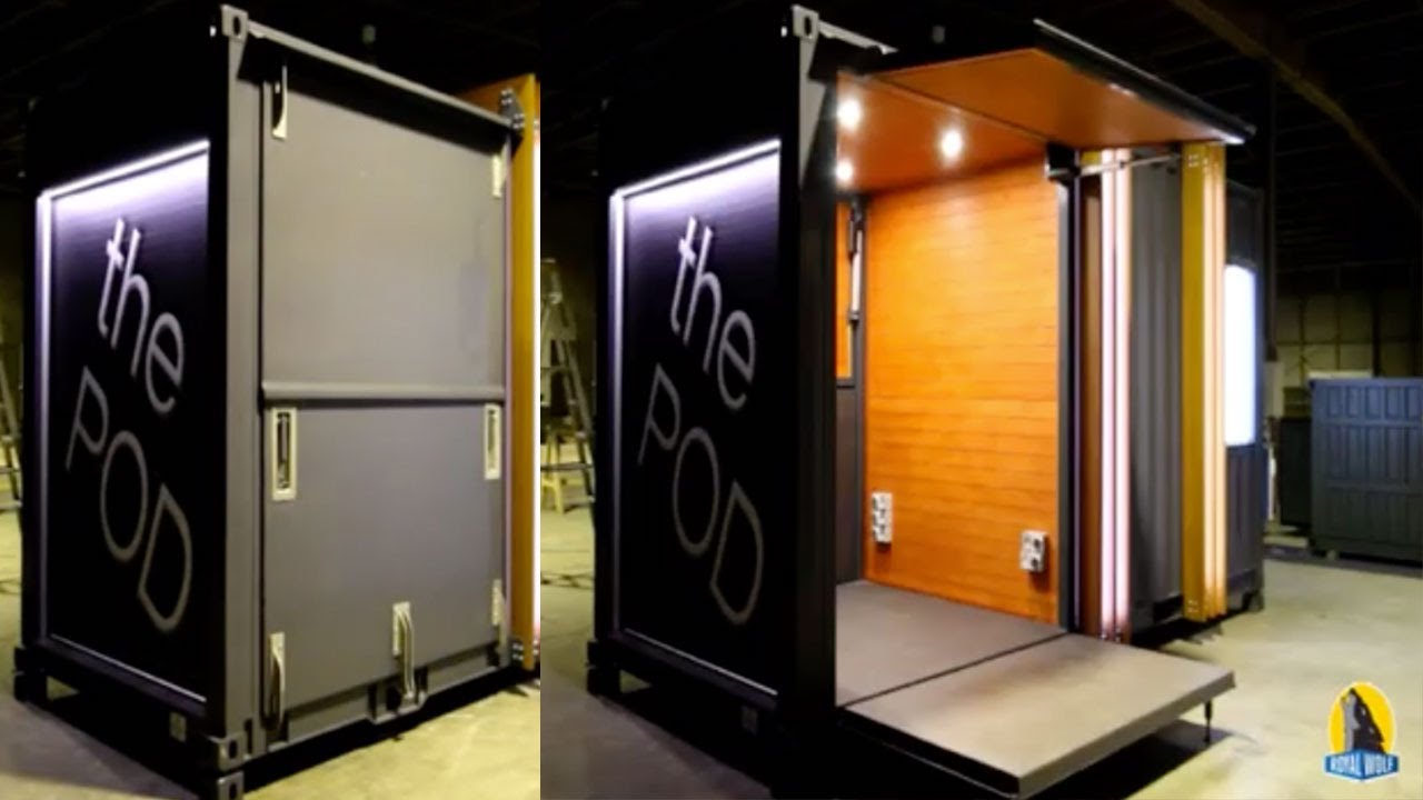The Pod Modified Shipping Container Youtube