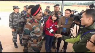 Opening day of India China joint military exercise, Hand-in-Hand