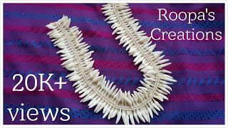 Immense beauty of Mangalore jasmine garland | Roopa's Creations screenshot 5