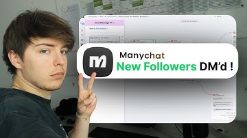 how I DM new followers on Instagram automatically (Manychat Update)