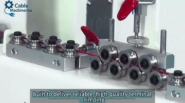 ⚡6 Functions in 1 Machine Fully Automatic Grommet + Crimping + Tinning Machine