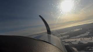 The beautiful views of a pilot in training
