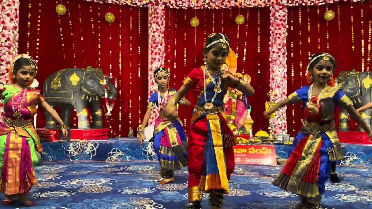 Kuchupudi Dance performance at Mithila nagar Ganesh utsav  