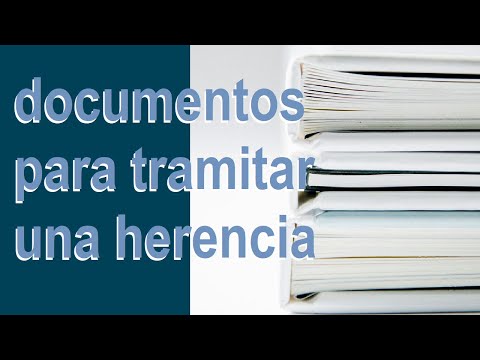 Video: Qué Documentos Se Necesitan Para Ingresar A La Herencia
