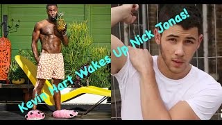 Kevin Hart Wakes Up Nick Jonas - Snapchat 😂