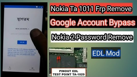 Nokia 2 Ta 1011 frp Lock Remove Miracle Box crack 2.82/ Nokia 2 Password Pattern Screen Lock Unlock