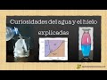 💧 Agua superenfriada. HIELO INSTANTÁNEO. Calor latente de fusión