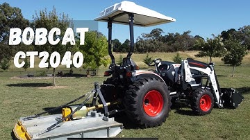 Delivery of our Bobcat Tractor
