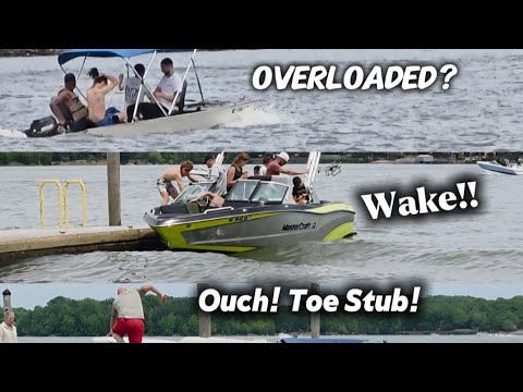 Worst Boat Ramp Around! Stay Safe In That Overloaded Boat, Boys!!