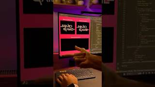 squid game logo with CSS  #css #cssanimation #frontend #development #html #coding #codeart #artcode