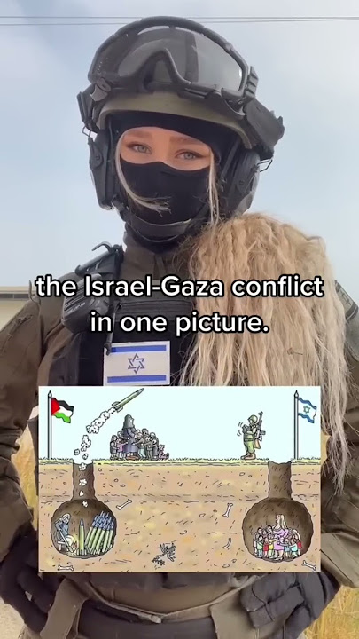 The Israel-Gaza conflict in one picture… #Israel #gaza #idf