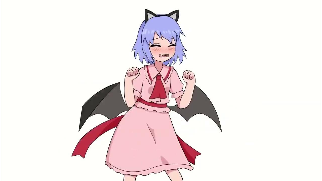 Sad Cat Dance Remilia Scarlet GIF