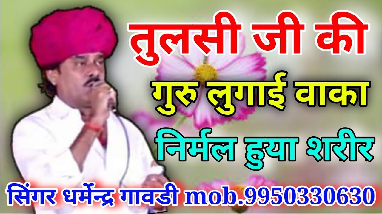 तुलसी जी की गुरु लुगाई वाका निर्मल हुया शरीर !! धर्मेन्द्र गावडी  || Dharmander gawdi