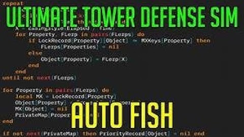ULTIMATE TOWER DEFENSE SIM HACK/SCRIPT | AUTO FISH