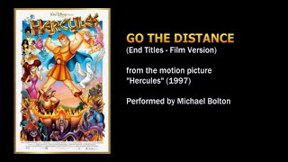 Go The Distance End Les Film Version, From The 1997 Movie Hercules - Michael Bolton