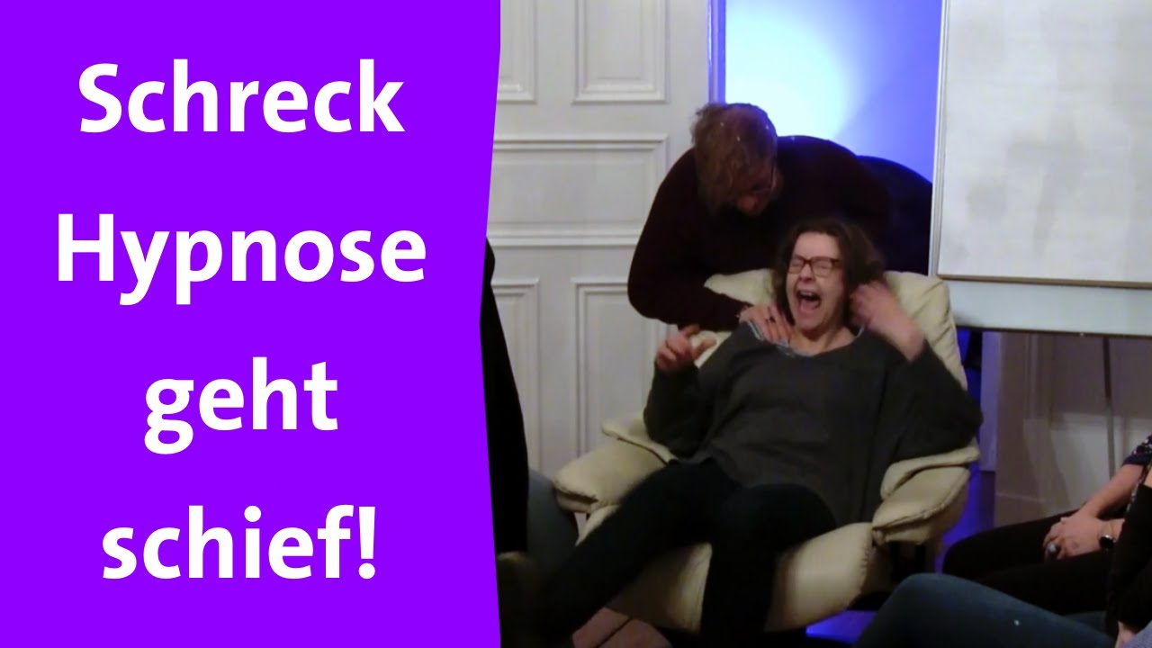 Schreck: Blitzhypnose geht schief