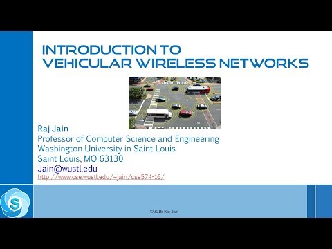 Vehicular Wireless Networks: Part 1