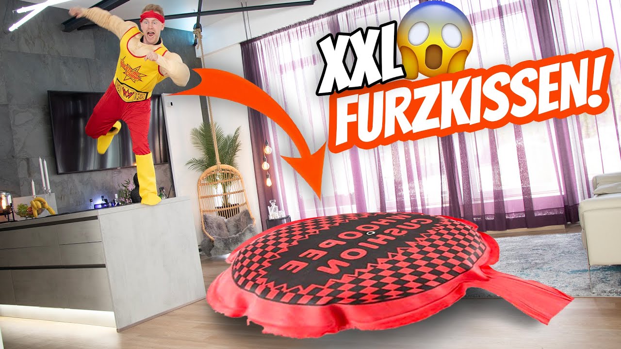 Pluvyze Furzkissen Set - 3 Selbstaufblasende Pupskissen Für Lustige Partystreiche