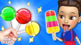 Ice Cream and Lollipop Song | Ice Cream Machine Song | ME ME and Friends Kids Songs