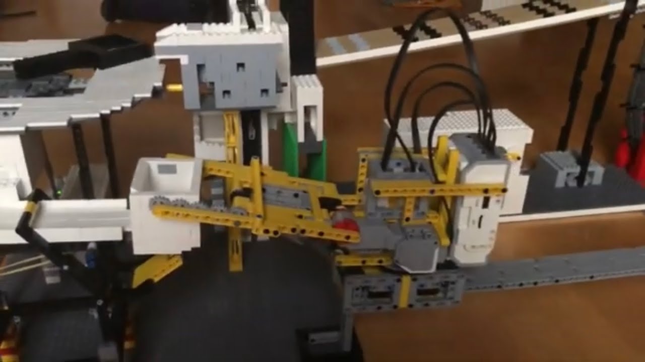 Lego ball track YouTube