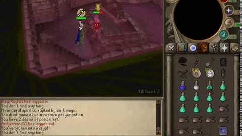 Barrows guide-slayer dart(using ahrims and torags)