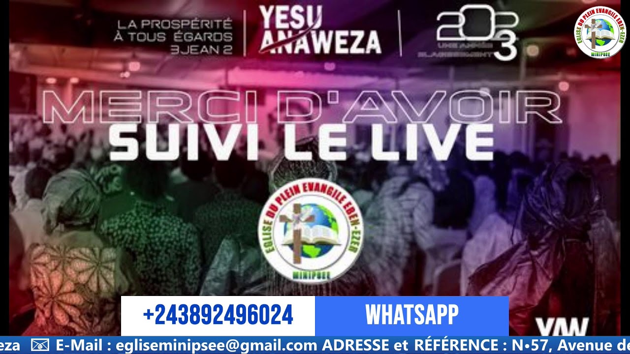 Dr. Prophète Serge Israël Numbi l'homme de yesu anaweza