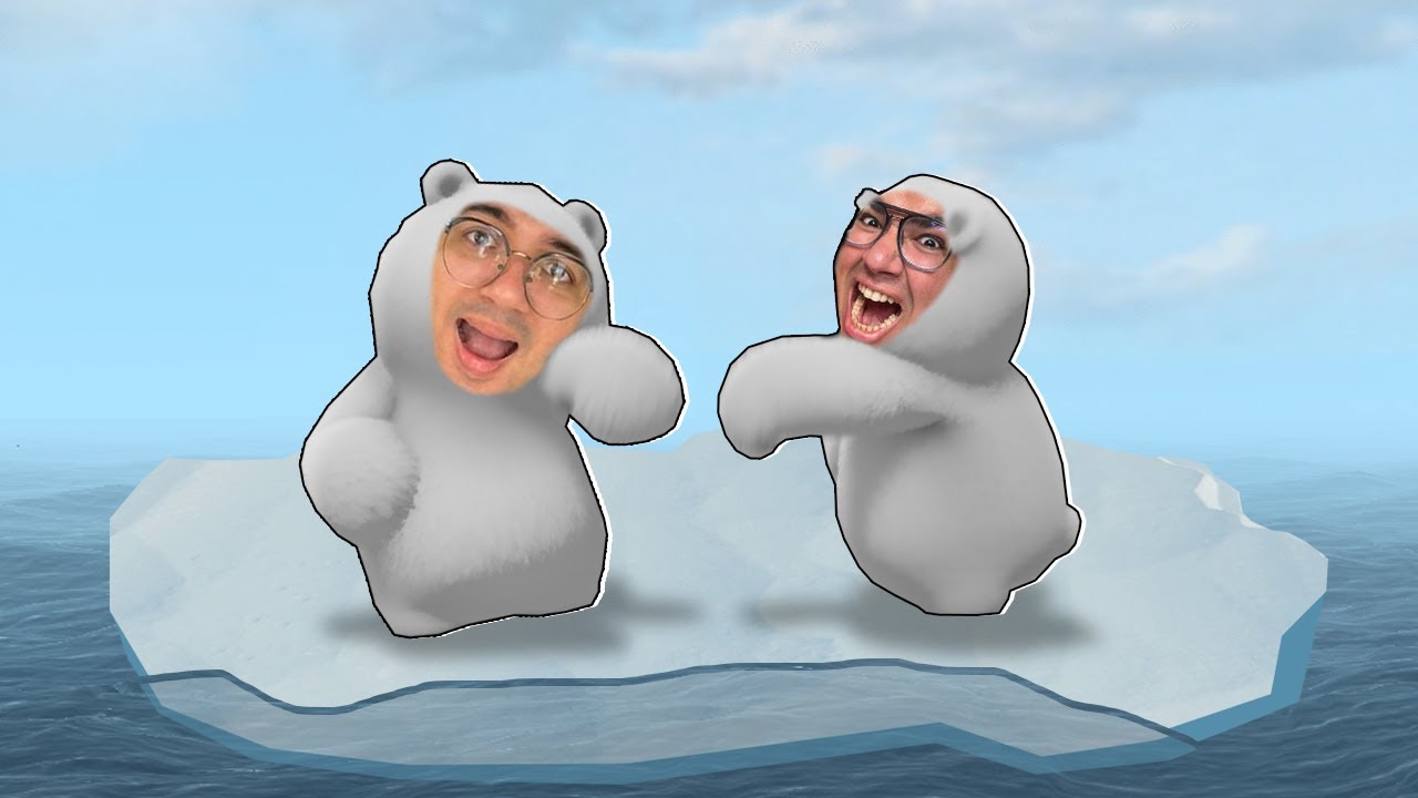 A SUPER BATALHA NO GELO DOS URSOS POLARES FOFOS!