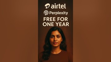 Perplexity Ai : FREE  For Airtel users in India, it’s absolutely free for one year #shorts