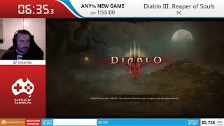 Diablo III: Reaper of Souls  any% New Game Speedrun by meatr0o   FAST 2020