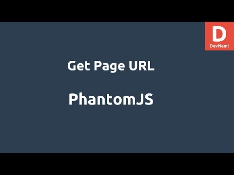 PhantomJS Get Page URL