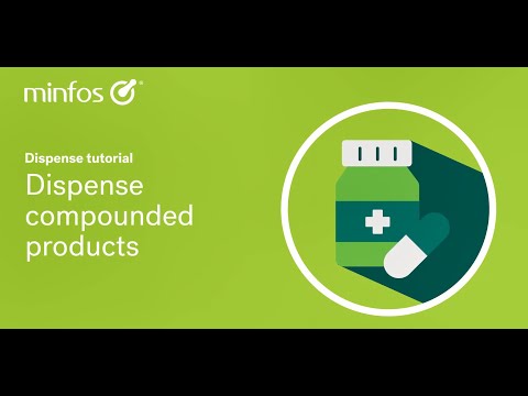 Dispense compounded products in Minfos