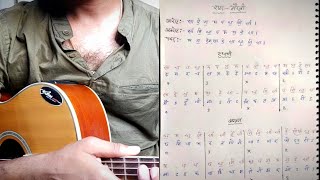 Raag Bhairavi Guitar Pe Kaise bajaye | Guitar Notation | Bhairavi Notation On Guitar | Acoustic Anit
