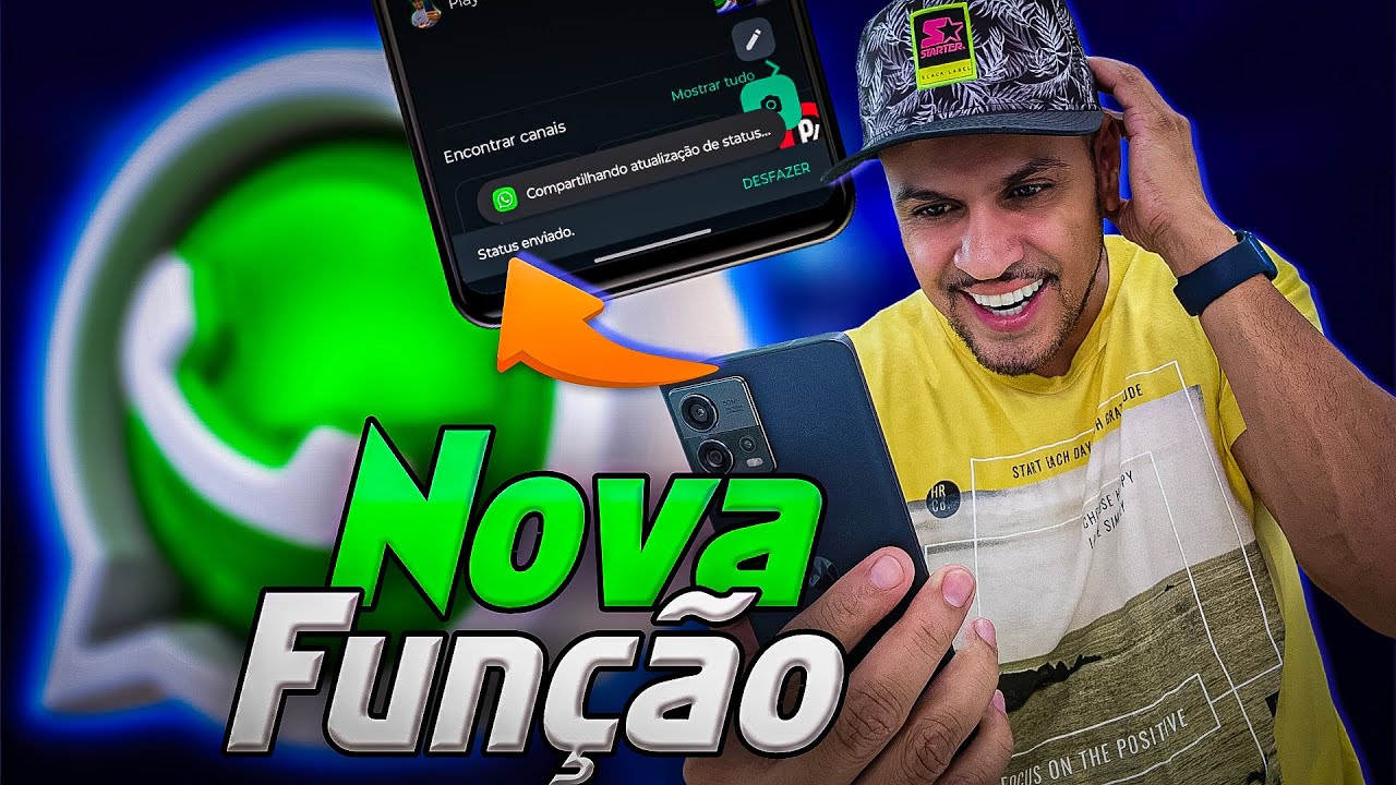 WhatsApp Atualizou e Ganhou Nova Função para Status - 2024 - YouTube