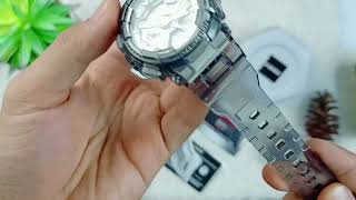 Casio G-Shock Analog - Digital GMA Series Gray Dial Gray Resin
