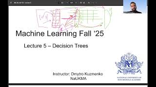 BSc ML fall &#39;25, Lecture 5 - Decision Trees