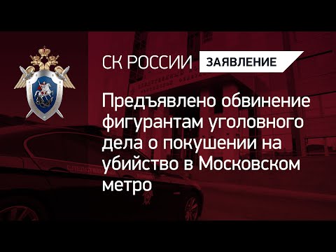 Предъявлено обвинение фигурантам уголовного дела о покушении на убийство в Московском метро