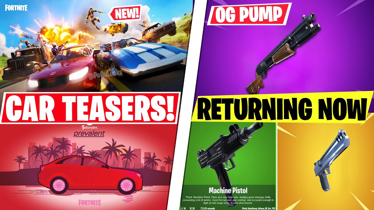 New Cars Update Tomorrow Leaked Teaser Secrets Og Pump Shotgun Deagle Og Rpg Returning Torch Youtube