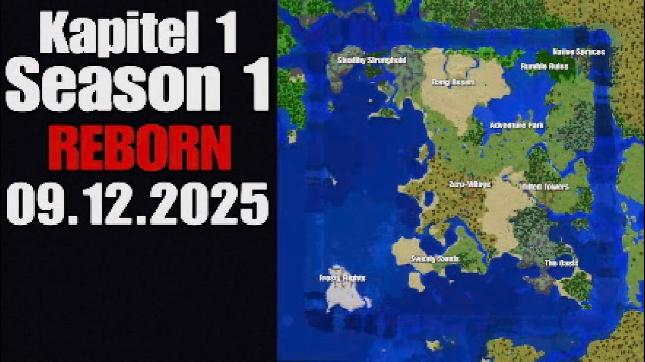 MINECRAFT BATTLE ROYALE Kapitel 1 Season 1 REBORN | Map und Gameplay ...