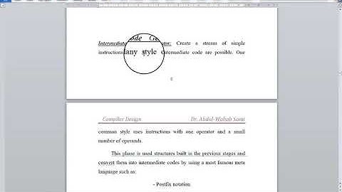 Intermediate Code Generator