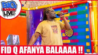FID Q ALIVYOWAPAGAWISHA MASHABIKI WA BIG SUNDAY LIVE KWENYE STAGE