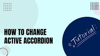 How to Change Active Accordion Icons in Gutenberg Editor