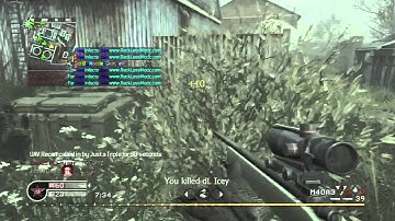 Cod4 | Downpour Bounce 1080 Double Shot Cancel No Scope Across Map