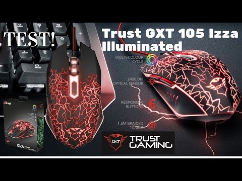 Trust GXT 105 Izza Illuminated Gaming Mouse + Test!