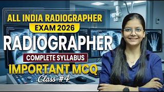 All India Radiographer Exam 2026| 25 Important MCQ | AIIMS CRE DSSSB MP Group 5 | Radiographer MCQ