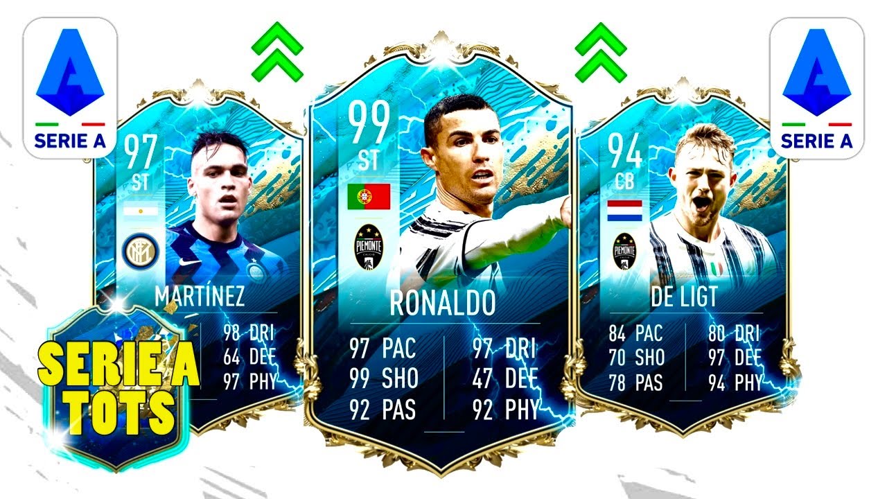 Fifa 21 Serie A Tots Predictions Ft Ronaldo Martinez De Ligt Youtube