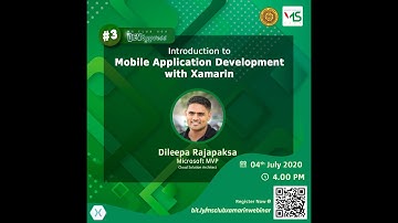Webinar on Introduction to Mobile Application Development with Xamarin