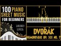 DVOŘÁK - Humoresque Op. 101 No. 7 | Easy Piano Tutorial