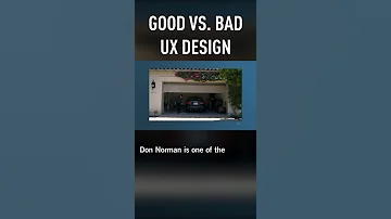 Good Vs Bad UX Design Don Norman S Classic Example 