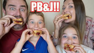 New Zealand Family Try Peanut Butter & Jelly Sandwiches for The First Time! Bonus Dr.Pepper Reaction